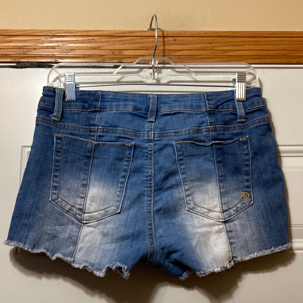 Blue Denim Women's Shorts 9